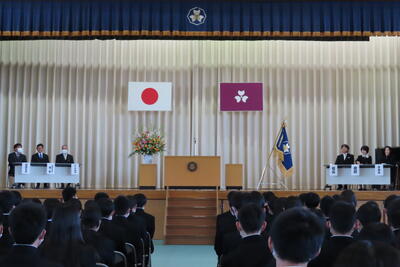 入学式の様子